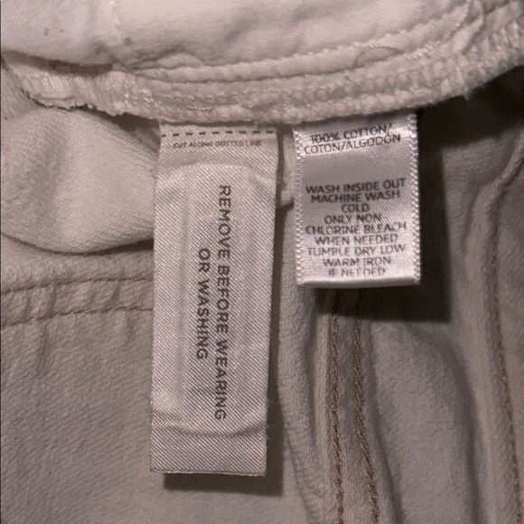 🌹LOFT WHITE CROPPED BOYFRIEND JEANS - Picture 3 of 7